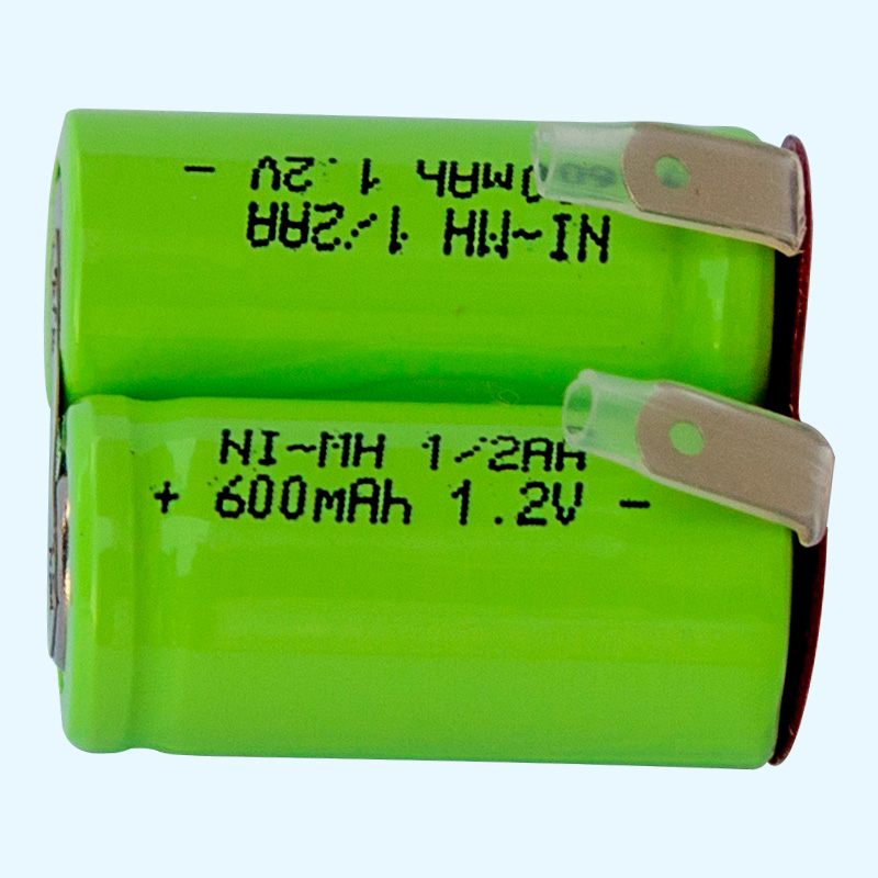 須刀充電電池，1/2AA600mAh*2鎳氫電池組,安全,循環(huán)壽命長(zhǎng),低內(nèi)阻,大電流,小體積